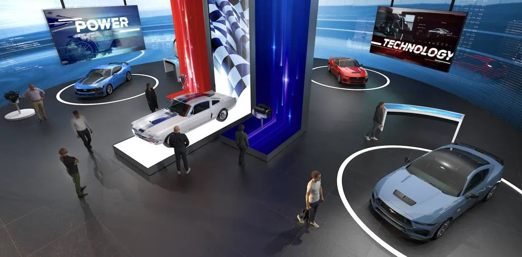 Artist's impression of Ford's Mustang Experience Center