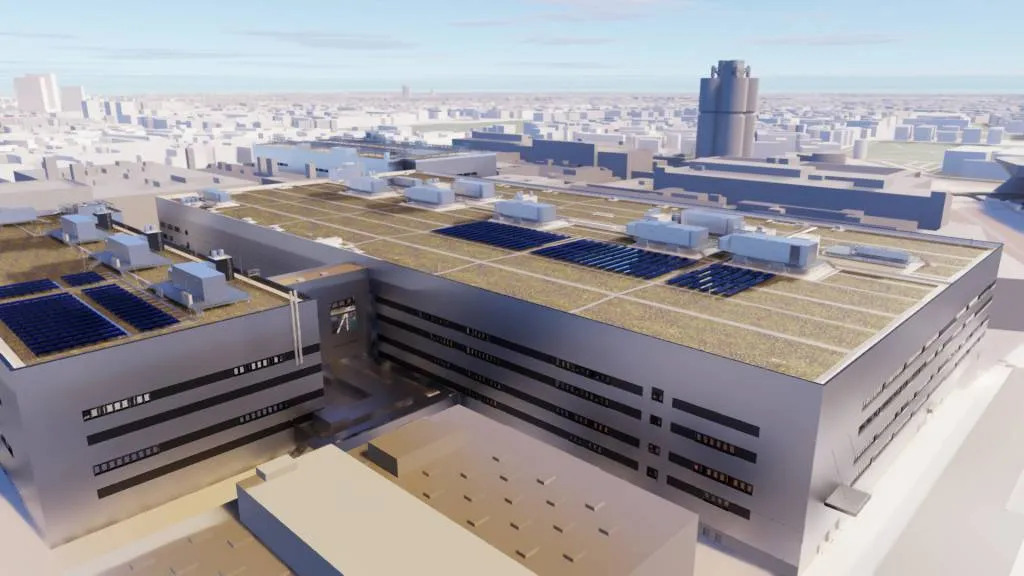 Artist's impression of upgraded BMW plant in Munich, Germany