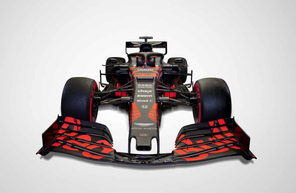 2019 Red Bull Racing F1 Car Revealed Fires Up Honda