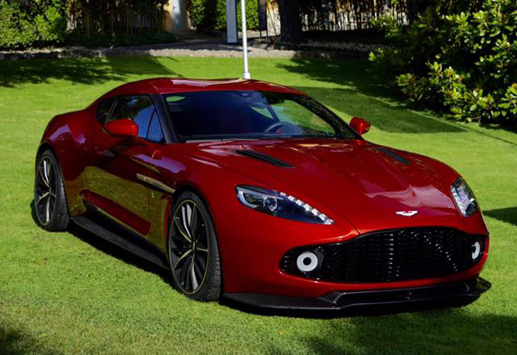 Aston Martin Vanquish Zagato concept debuts at Villa dEste