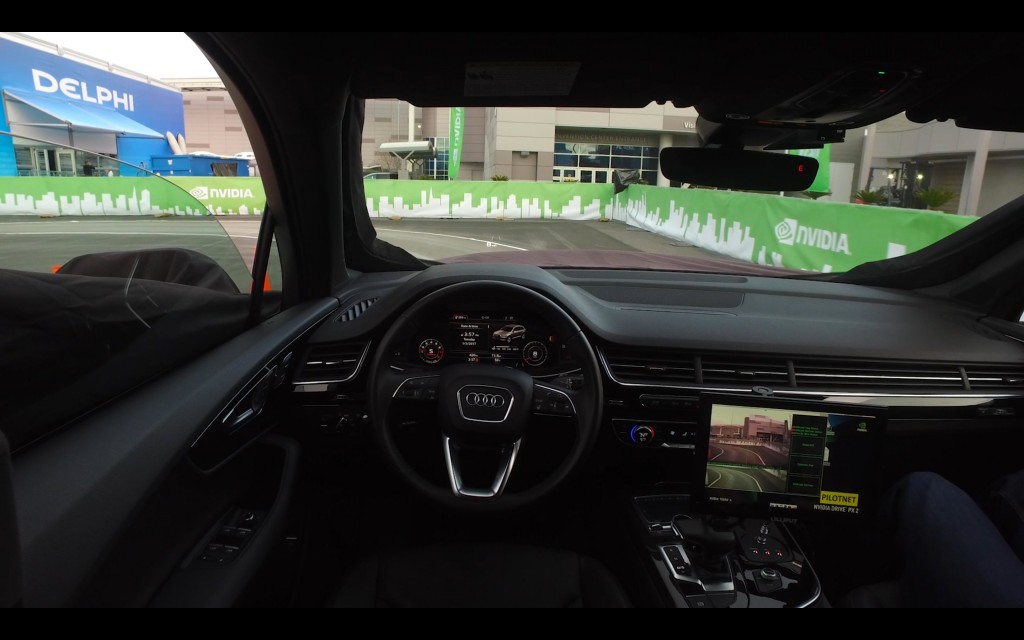Audi and NVIDIA's self-driving concept car