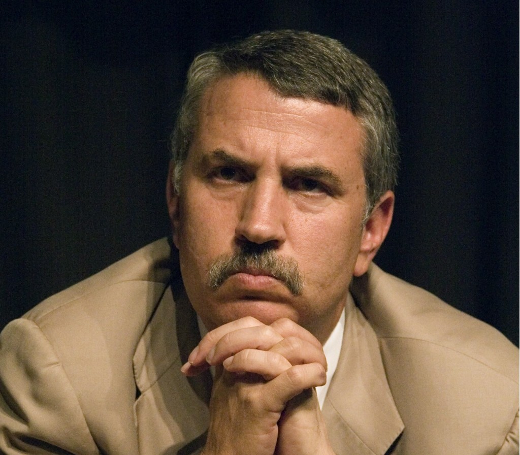 Author and commentator Tom Friedman, of The New York Times