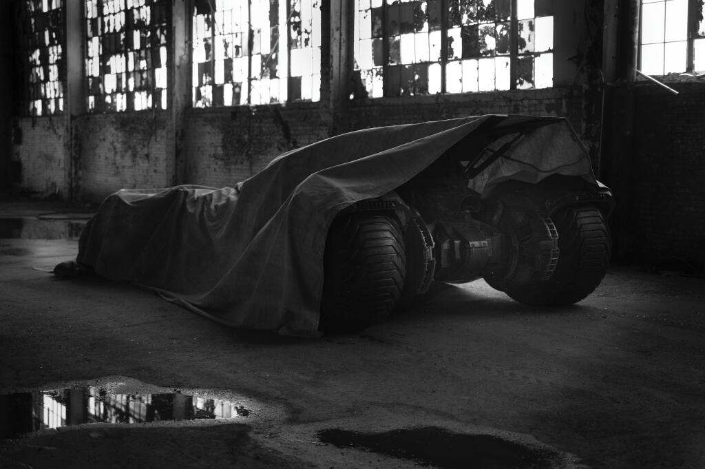 Batmobile for 'Batman vs. Superman' teaser