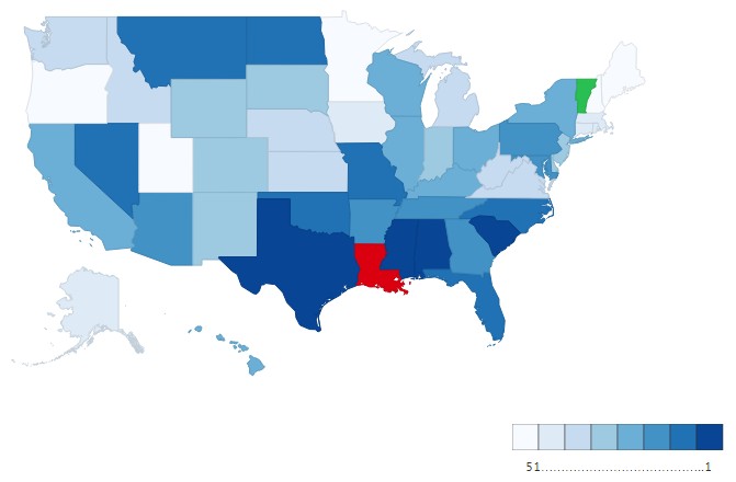 Louisiana Drivers Are The Worst In America (Rest of The South Isn't So Hot, Either)