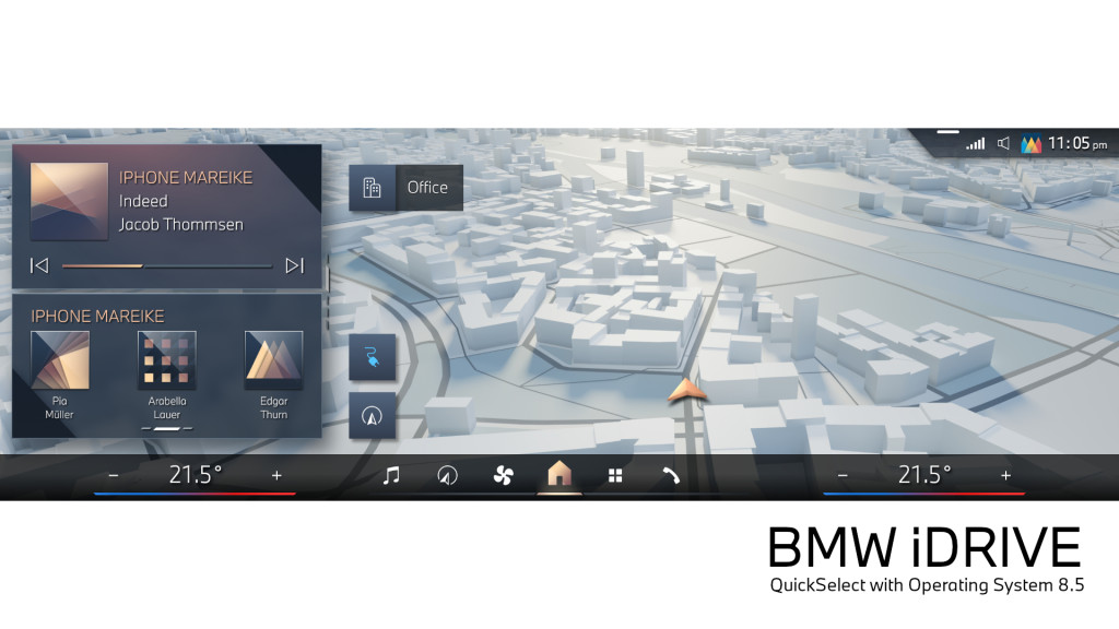 BMW iDrive interface version 8.5