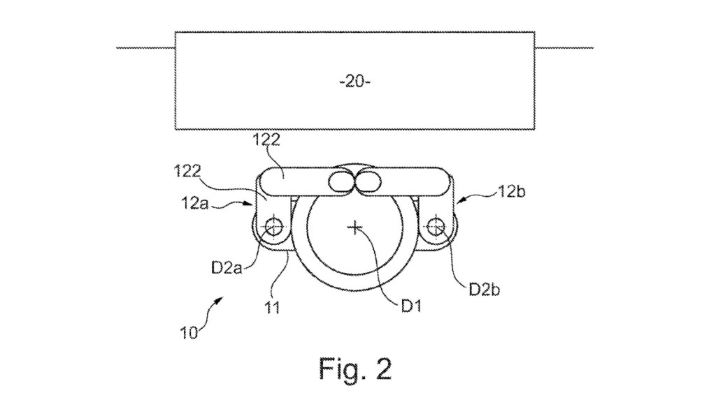BMW steering handle patent image
