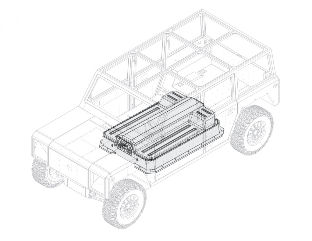 Bollinger reveals modular battery layout, patent filing