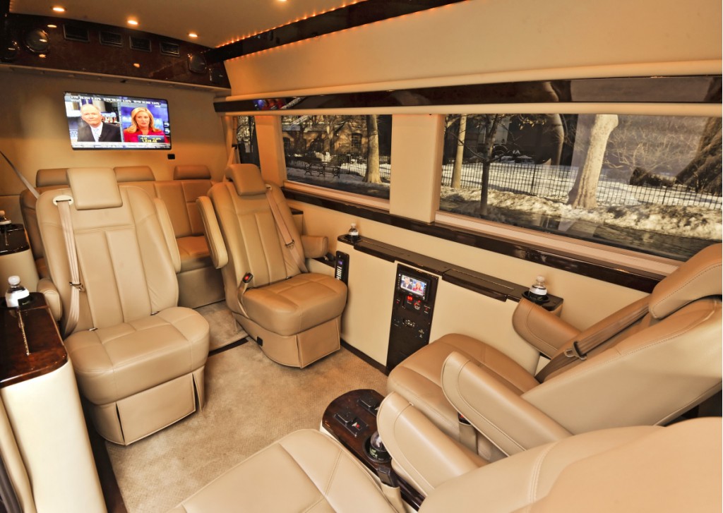 Mercedes Sprinter Vans Turned Into Luxury Limo Service