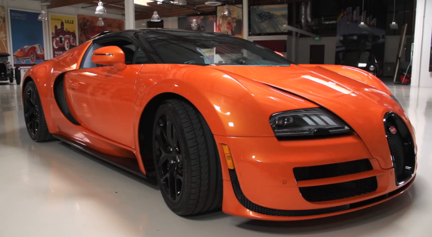 Jay Leno And The Bugatti Veyron Grand Sport Vitesse Video