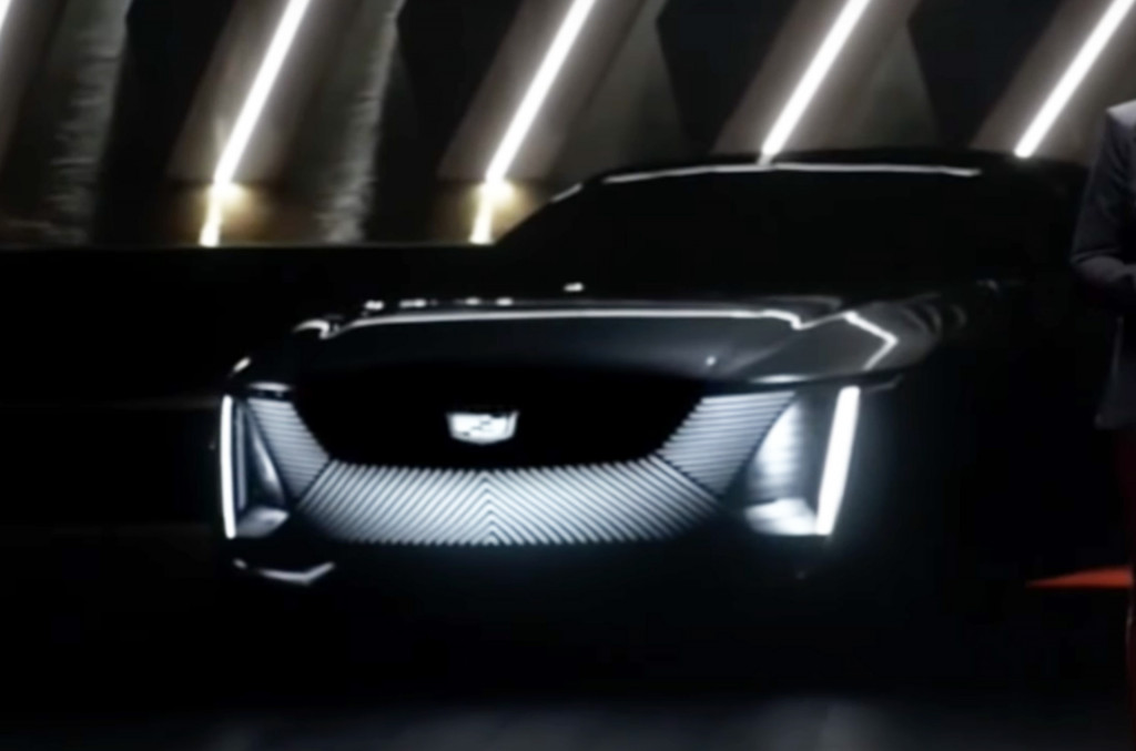 Cadillac Celestiq teased during General Motors' 2021 CES presentation