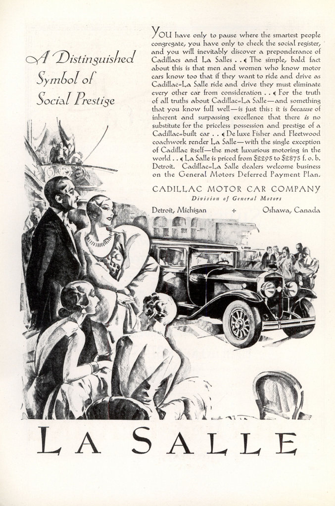 Flashback: Cadillac-LaSalle Ad from National Geographic, February 1929 lead image