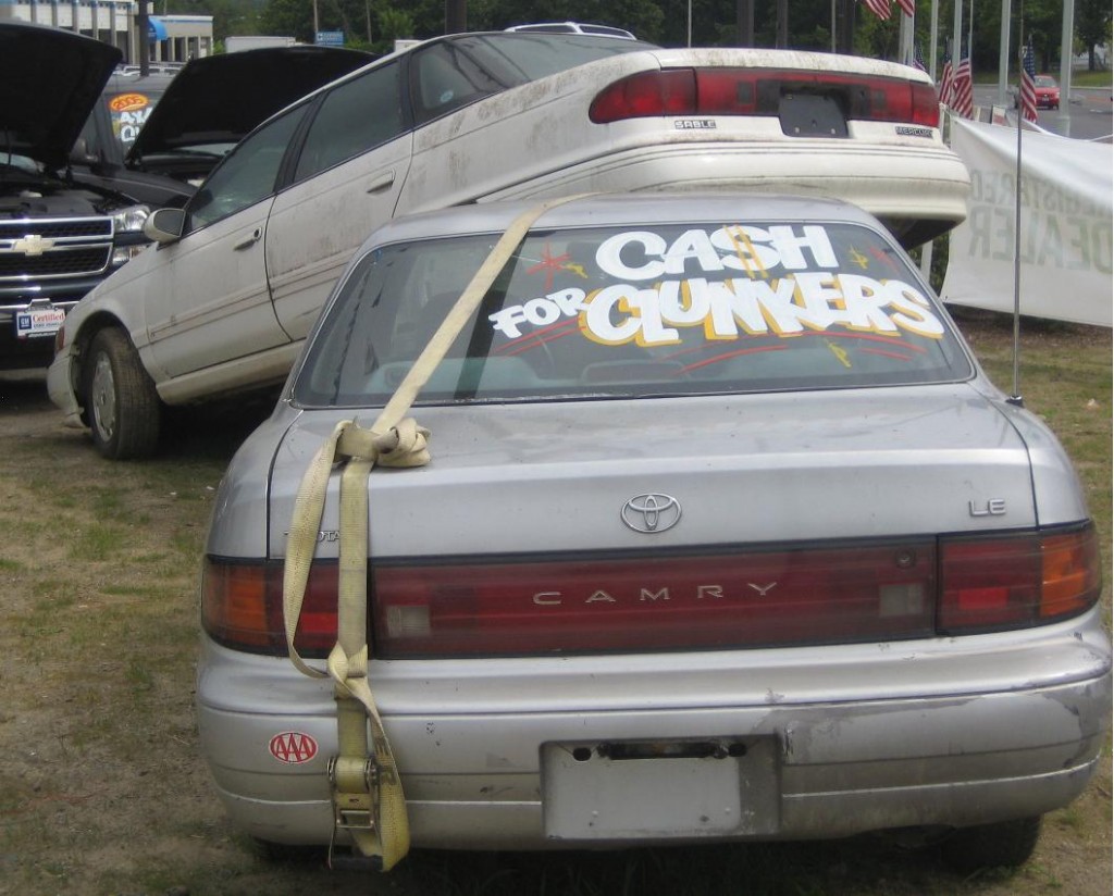 Cash for Clunkers tradeins: Mercury Sable and Toyota Camry