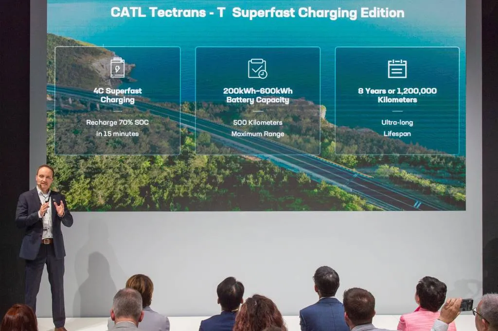 CATL Tectrans Superfast Charging Edition LFP Electric Bus Battery