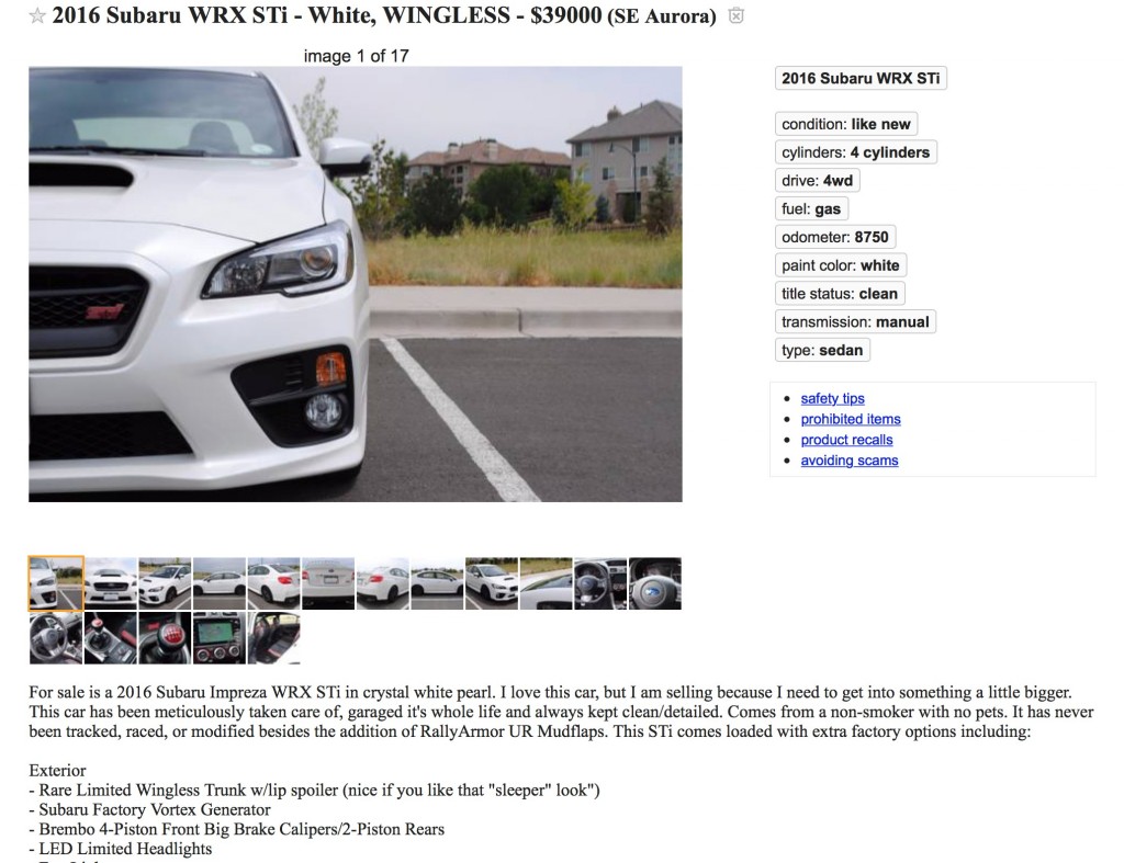 17 must-do tips for selling your car on Craigslist