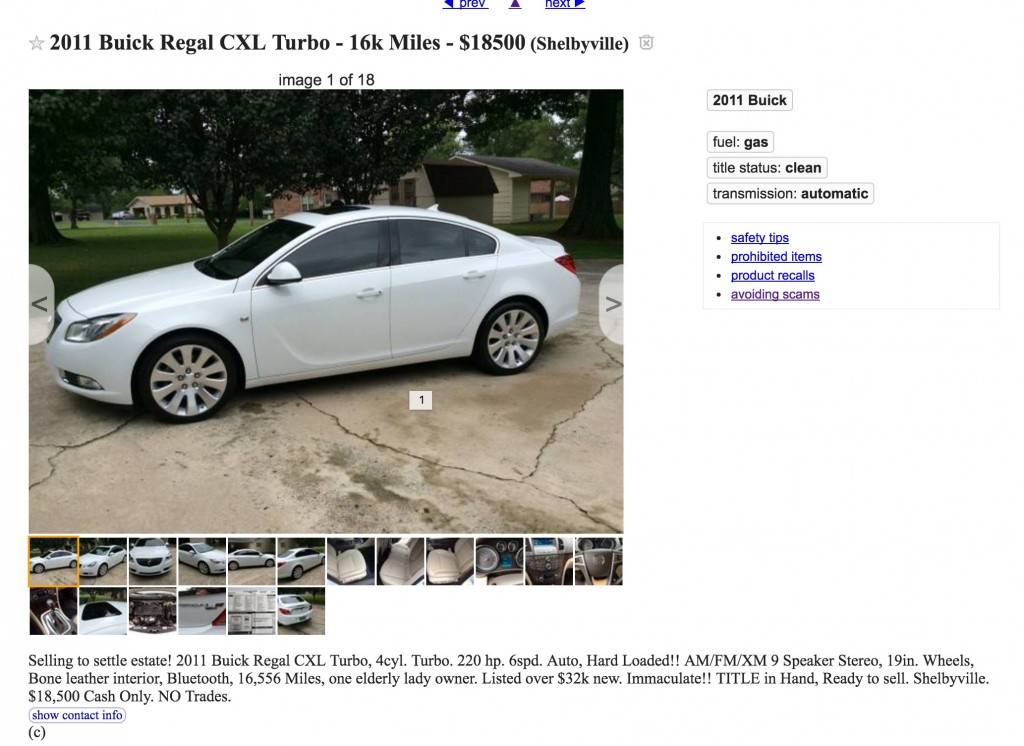 12 mustdo tips for selling your car on Craigslist