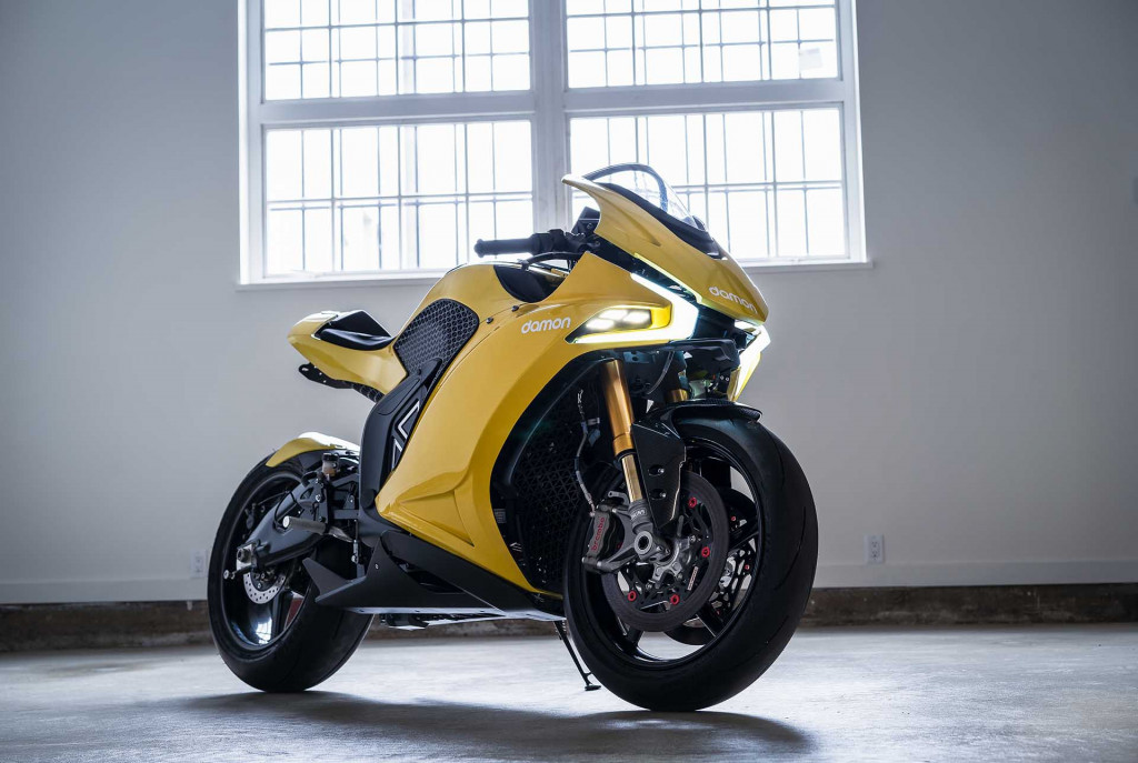 Damon Hypersport electric motorcycle 