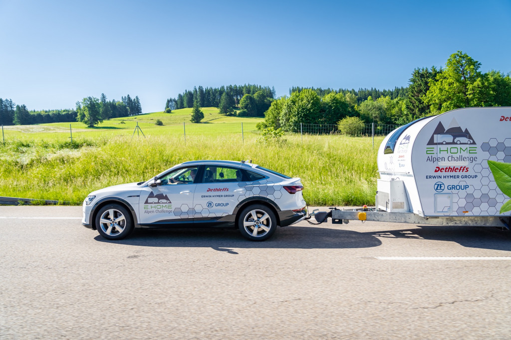 Dethleffs E.Home Caravan electric camping trailer prototype