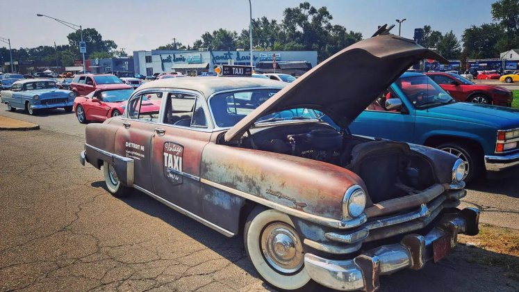 Devin Sykes's 1953 Chrysler New Yorker taxicab | Devin Skyes and Vintage Taxi Tours photos