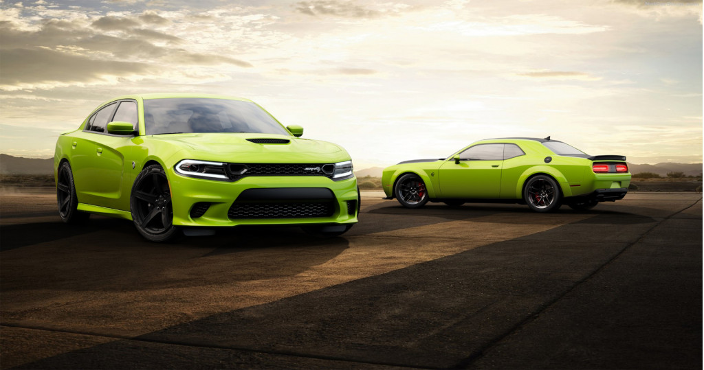 2019 Dodge Charger and Challenger finished in Sublime paint