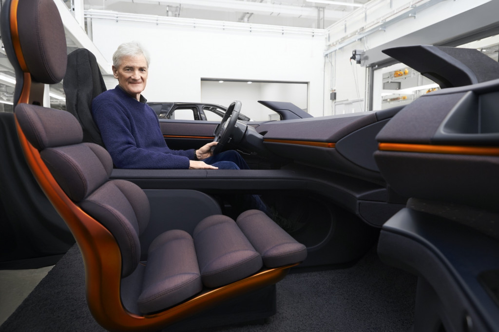 Dyson founder James Dyson, in electric car prototype