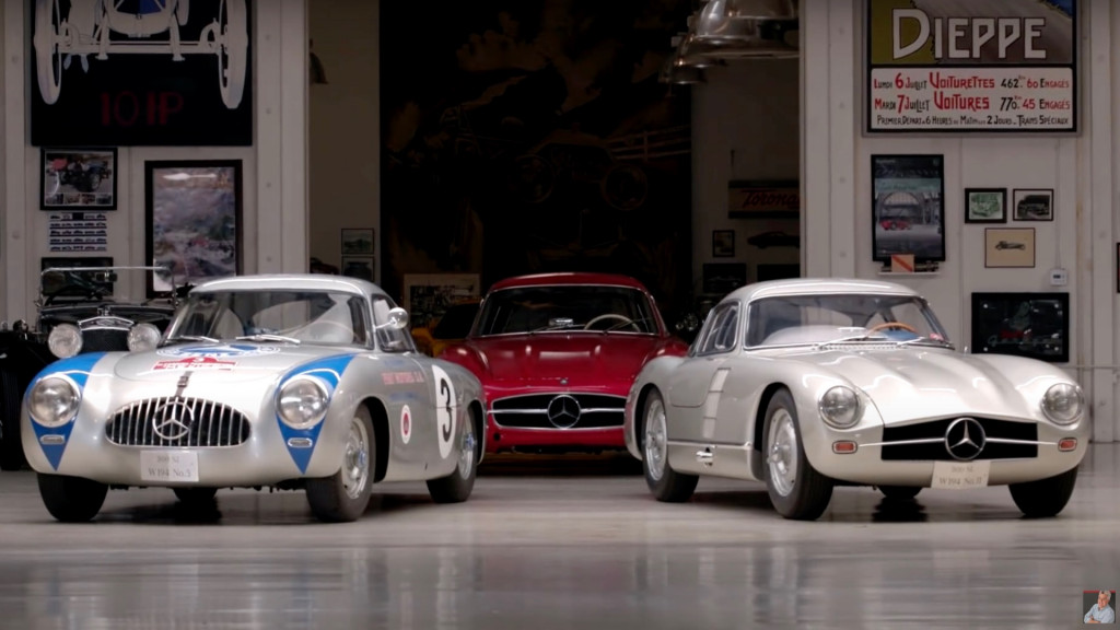 Early Mercedes-Benz 300SL Gullwings on Jay Leno's Garage