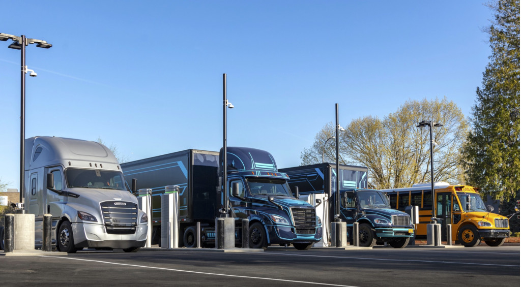 Electric Island - Daimler Trucks North America and PGE - Portland OR