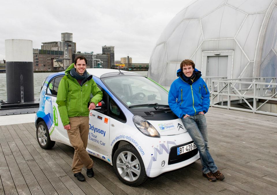 LongDistance ElectricCar Trip Two French Guys, One iMiEV