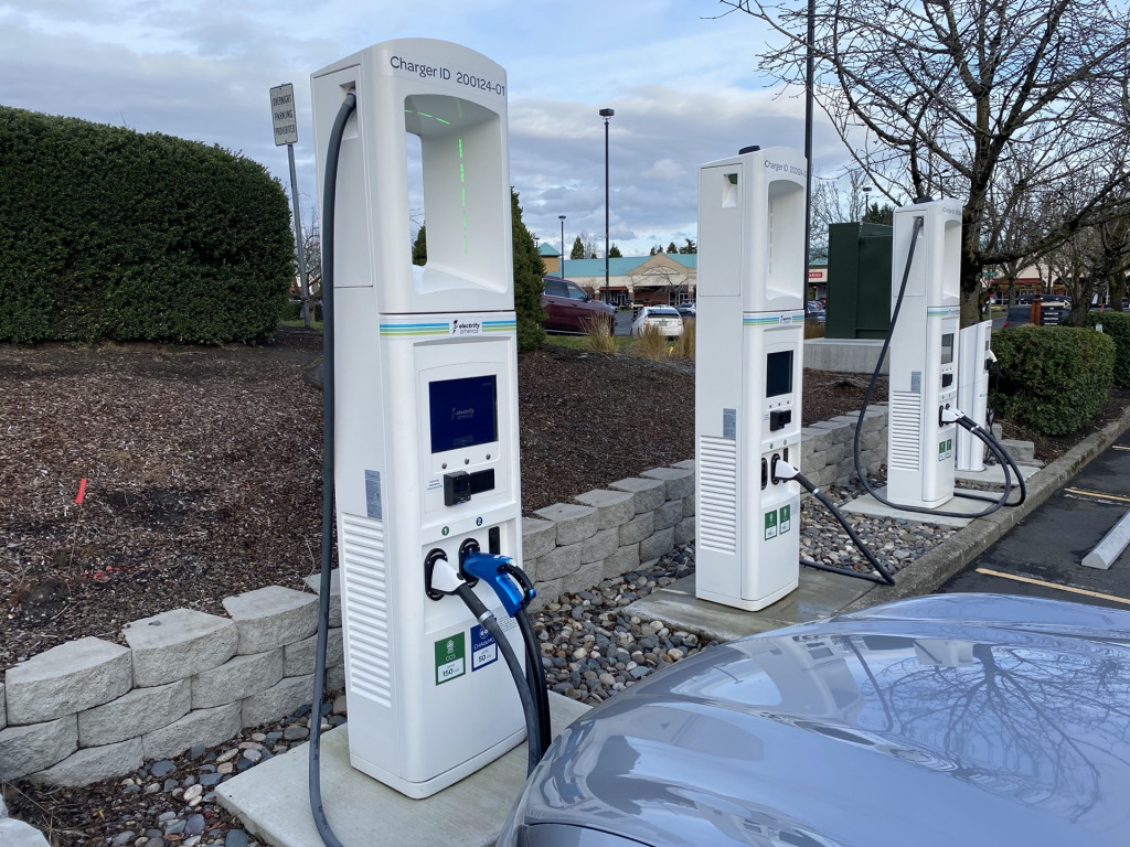 Electrify America DC fast-chargers