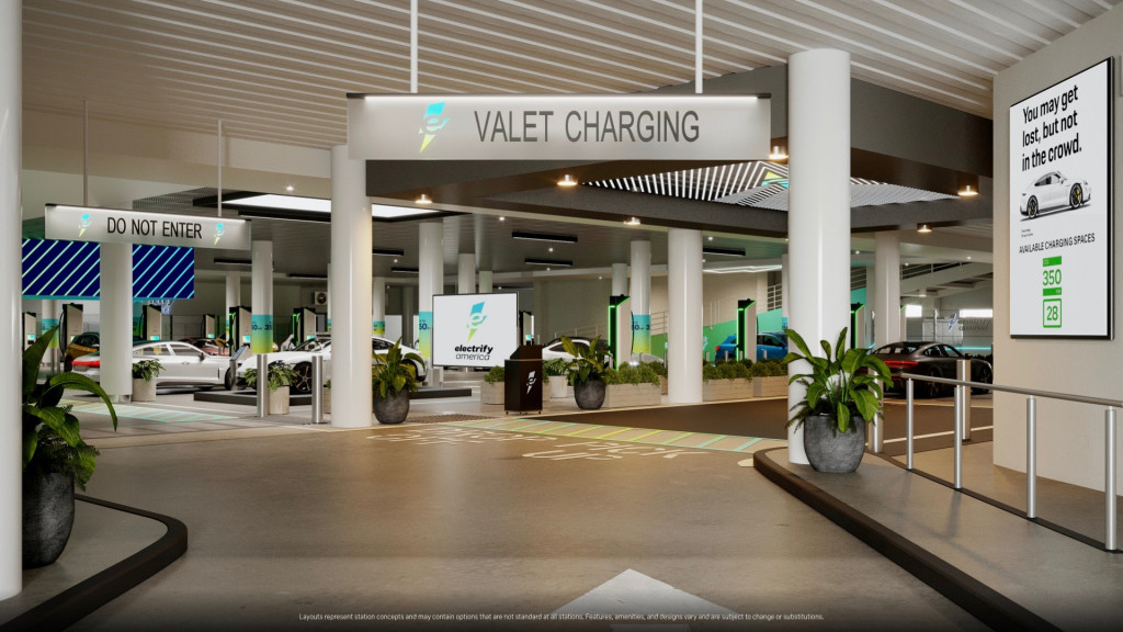 Electrify America's premium charging concepts