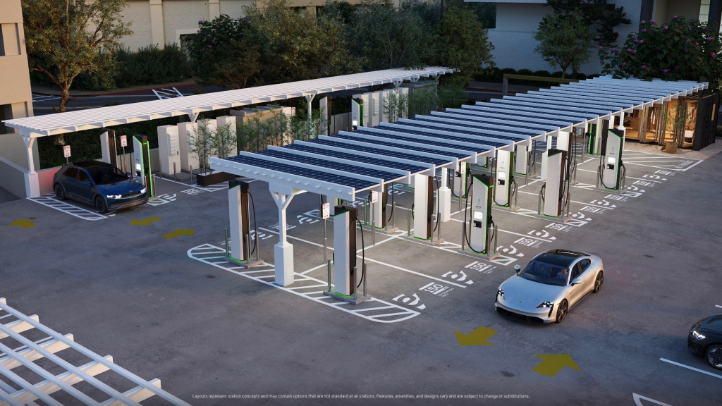Electrify America is an upscale charging concept