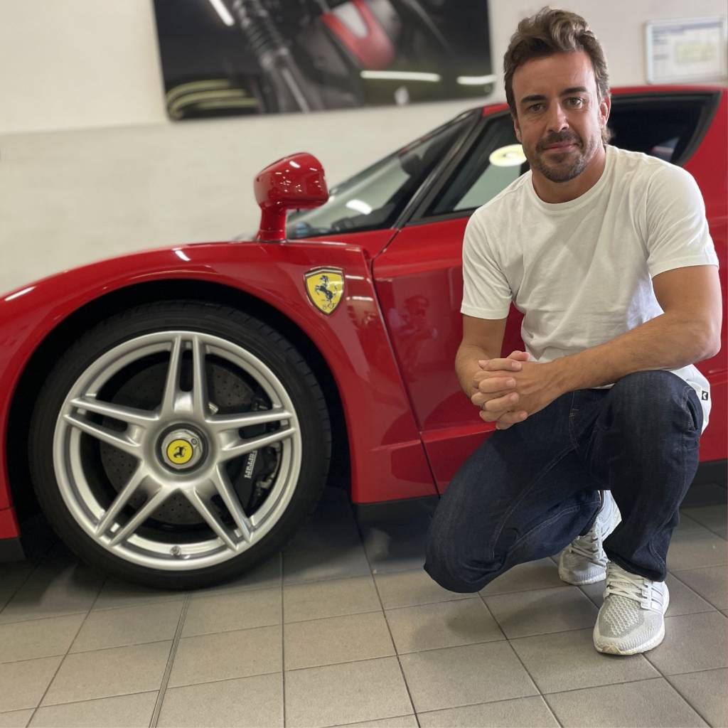 Ferrari Enzo de Fernando Alonso (foto via Monaco Car Auctions)