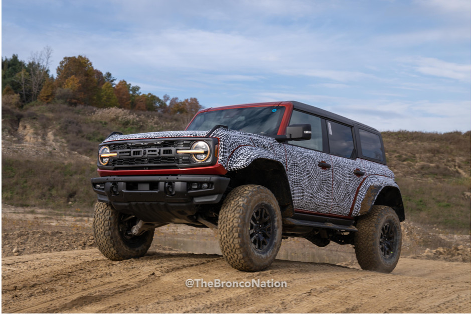 2022 Ford Bronco Raptor via The Bronco Nation