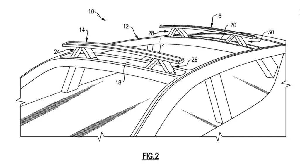 ford deployable roof rail patent image 100936921 l - Auto Recent