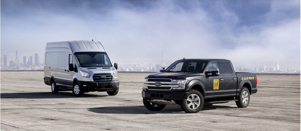 Ford E-Transit and F-150 Electric prototype
