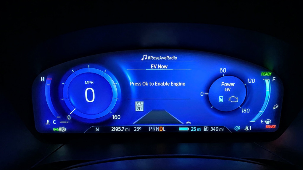 Ford Escape Plug-In Hybrid - accelerator floored