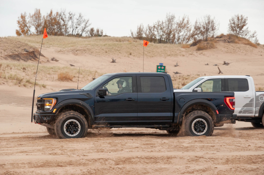 The 2023 Ford F-150 Raptor R has the same braking system as the standard Raptor