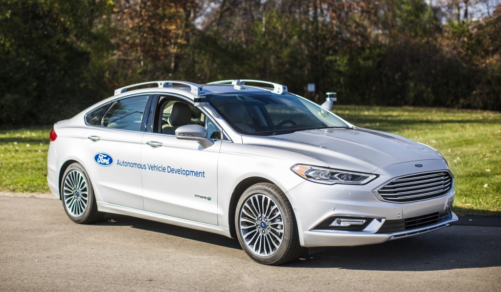 Ford Fusion Hybrid self-driving prototype
