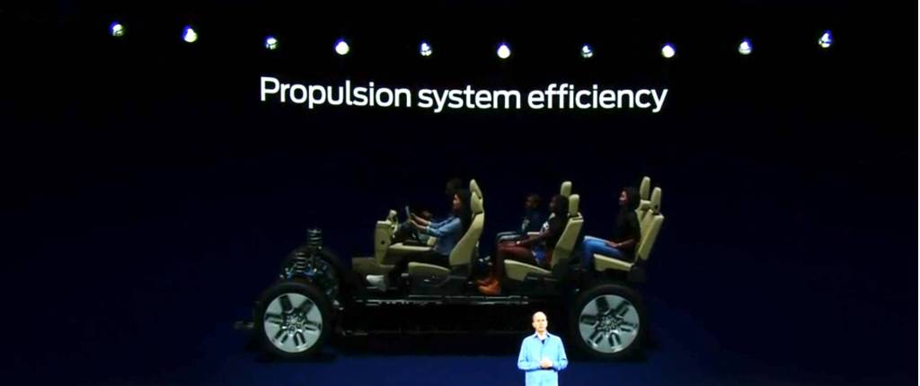 Futuros vehículos eléctricos de Ford: eficiencia de propulsión