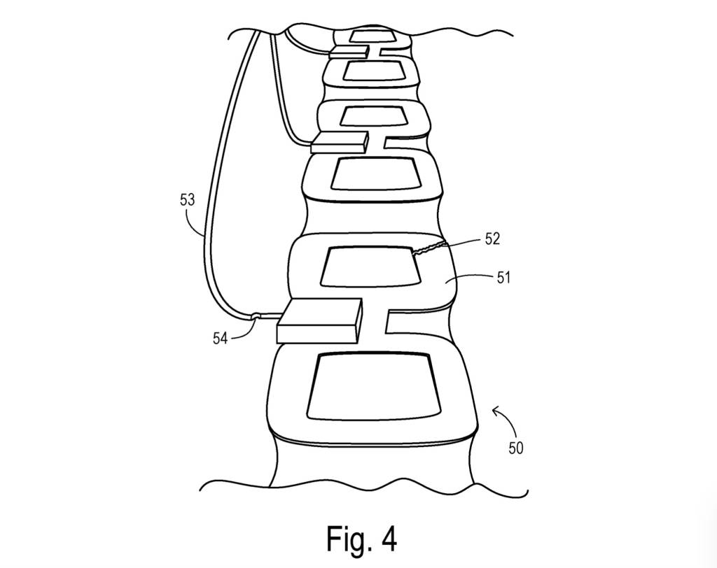 Ford's on-road wireless EV charging patent image