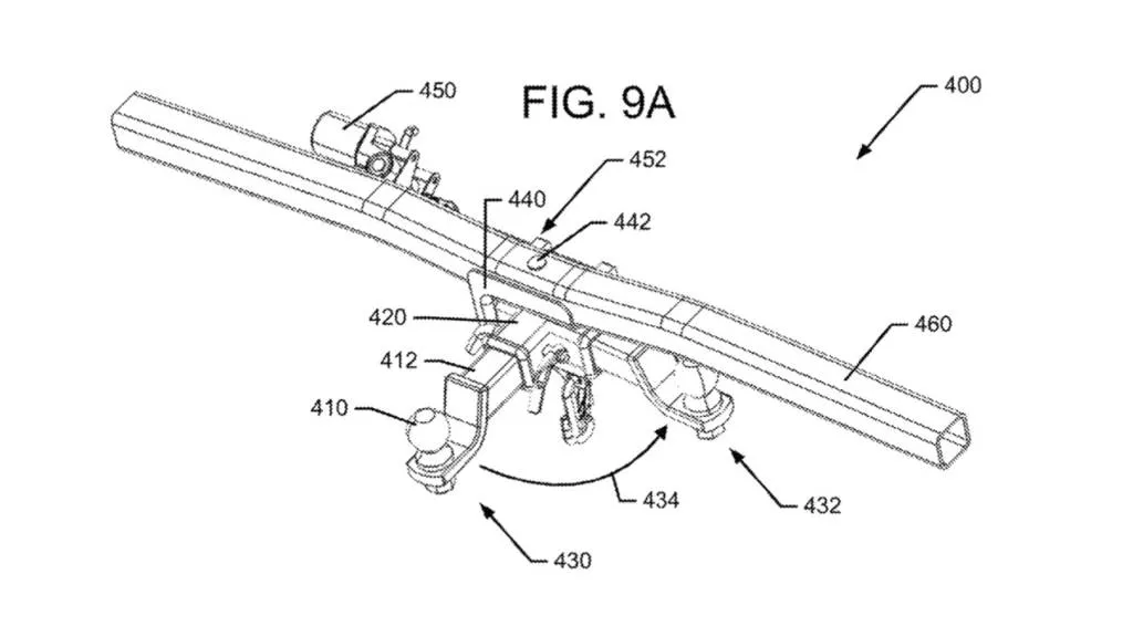 ford pivoting trailer hitch patent image 100938812 l - Auto Recent