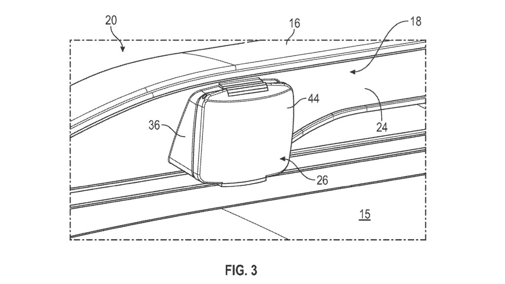 Ford roof power socket patent image