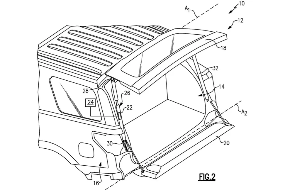 ford split tailgate patent image 100921796 l - Auto Recent