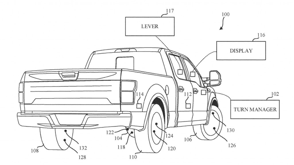 Ford tank turn patent image