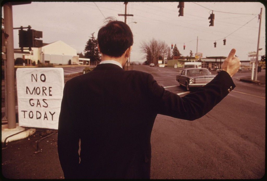 Gas shortage in the Pacific Northwest, December 1973