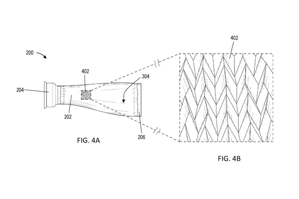 General Motors adaptive air intake patent image