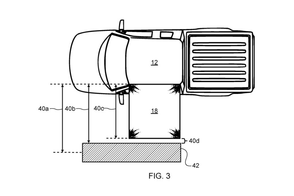 General Motors deployable awning patent image General Motors deployable awning patent image