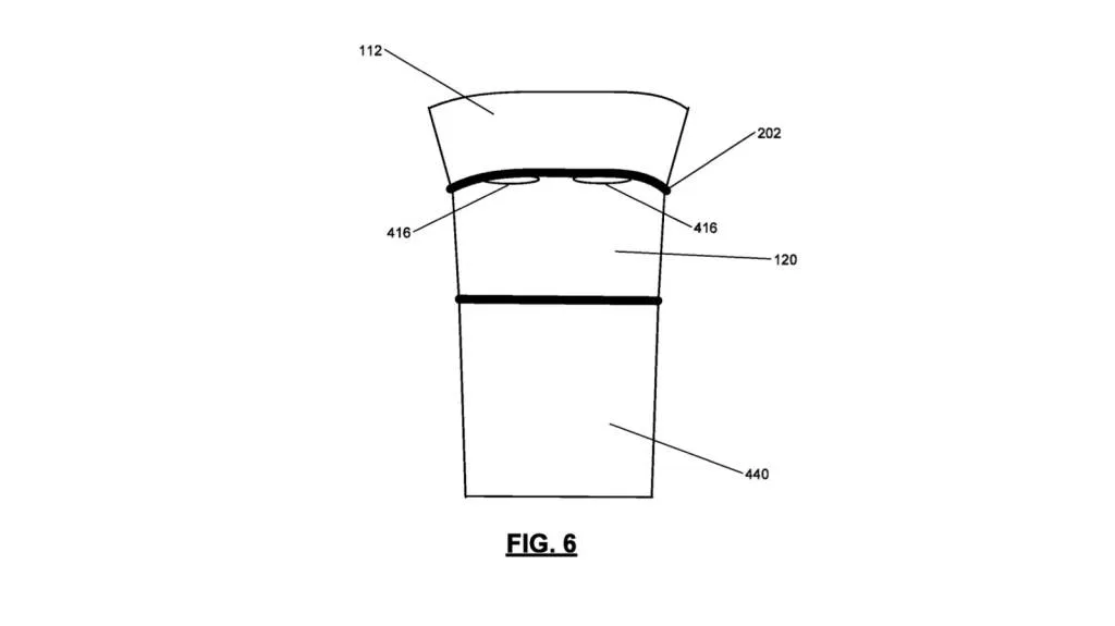 General Motors panoramic windshield patent image