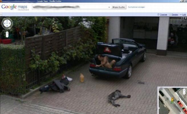 German man pranks Google Street View