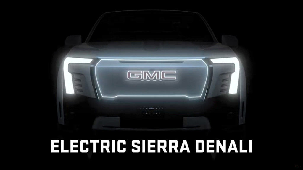 GMC Electric Sierra Denali teaser