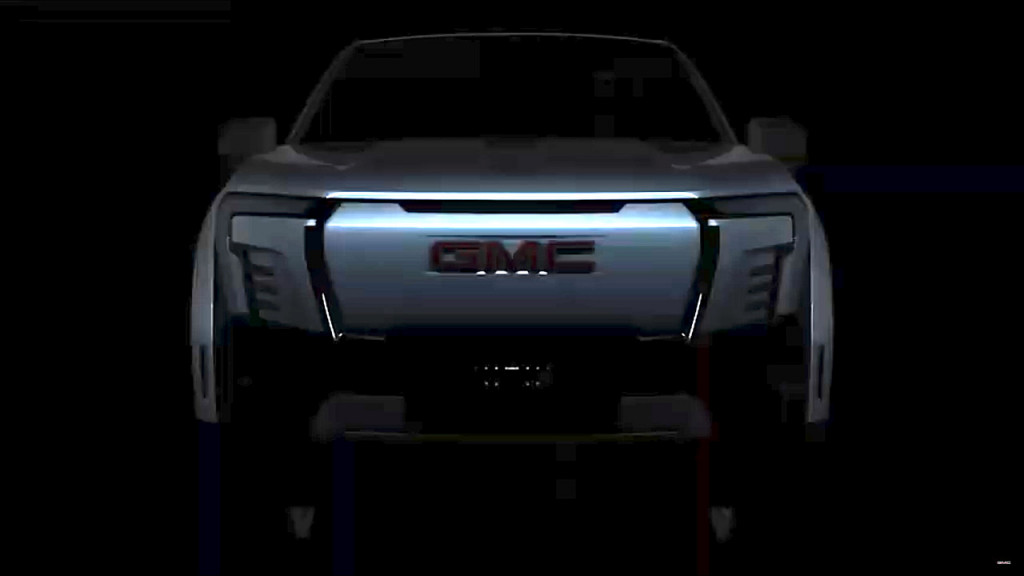 GMC électrique Sierra Denali teaser